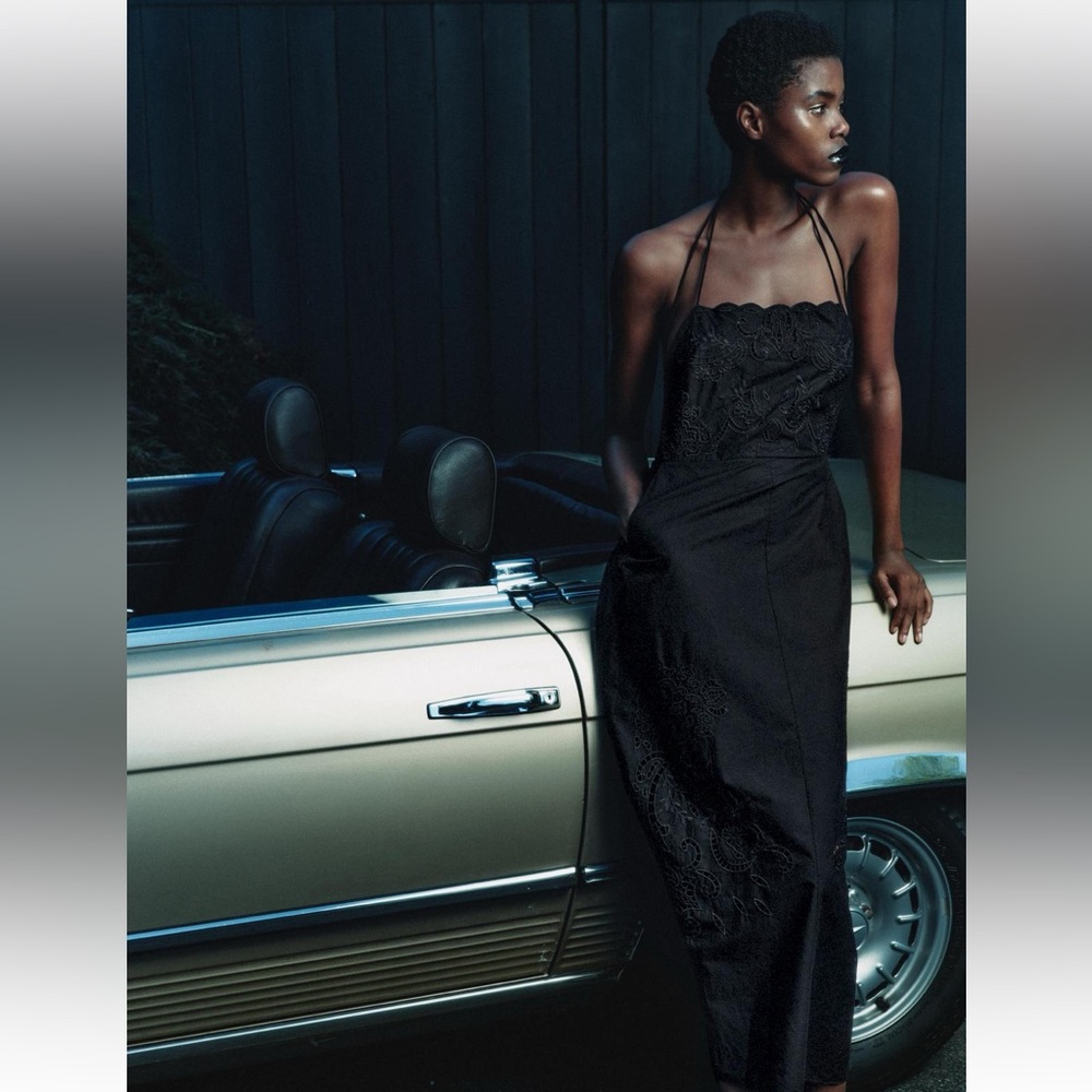 Zara Black Halter Dress